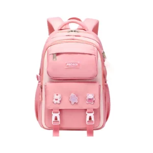 Waterproof School Bag (Pink)